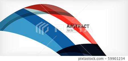 Linear wave web template. Vector illustration bright design. Decorative print. Decorative backdrop 59901234