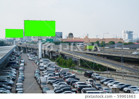 billboard blank Green screen for outdoor billboard blank Green screen for outdoor 59901663