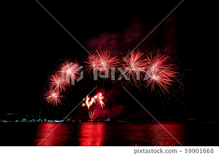 Fireworks light up the sky with dazzling display Fireworks light up the sky with dazzling display 59901668