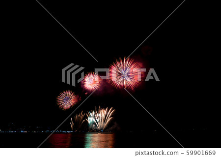 Fireworks light up the sky with dazzling display 59901669