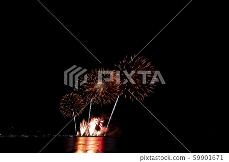 Fireworks light up the sky with dazzling display 59901671