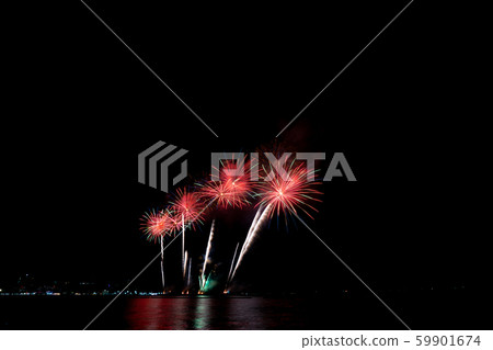 Fireworks light up the sky with dazzling display Fireworks light up the sky with dazzling display 59901674