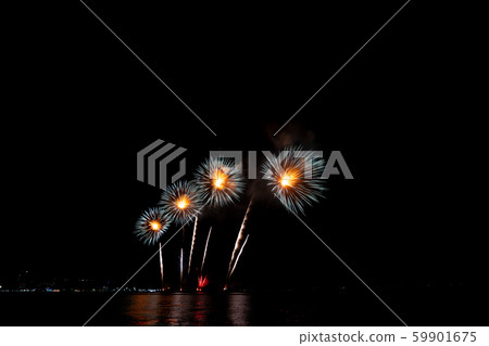 Fireworks light up the sky with dazzling display Fireworks light up the sky with dazzling display 59901675