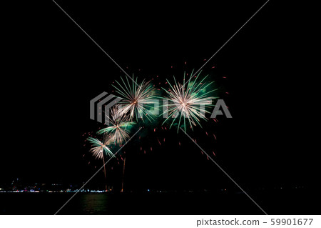 Fireworks light up the sky with dazzling display Fireworks light up the sky with dazzling display 59901677