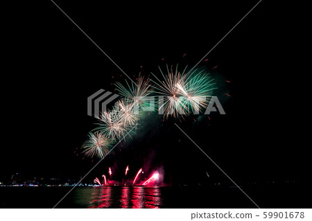 Fireworks light up the sky with dazzling display Fireworks light up the sky with dazzling display 59901678