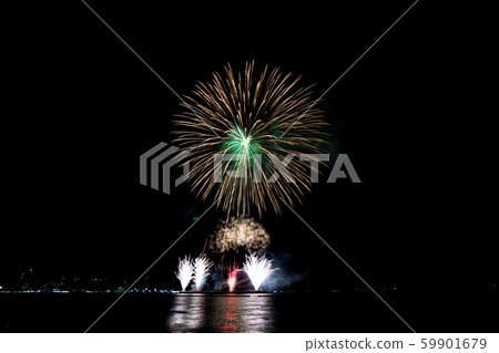 Fireworks light up the sky with dazzling display Fireworks light up the sky with dazzling display 59901679