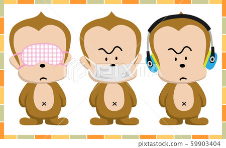 Three modern monkeys 59903404