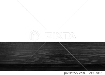Gray concrete or cement shelf table isolate on white background for your product,display mockup template 59903845