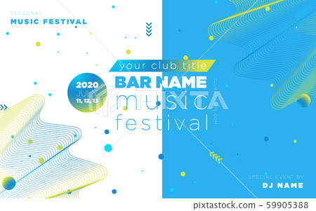 Music festival poster with abstract gradient... - Stock Illustration  [59905388] - PIXTA