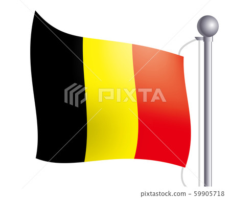 Illustrations and icons of the flag waving in... - Stock Illustration ...