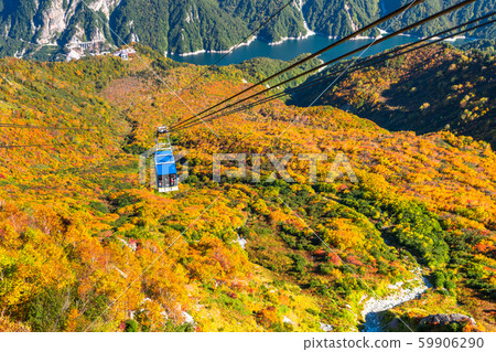 <Toyama Prefecture> Autumn leaves of Kurobedaira and Tateyama Kurobe Alpine Route <Toyama Prefecture> Autumn leaves of Kurobedaira and Tateyama Kurobe Alpine Route 59906290
