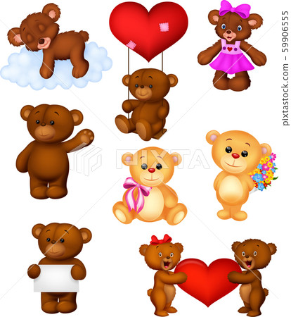 Cartoon baby bears collection set Cartoon baby bears collection set 59906555