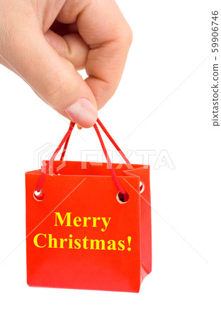 Hand with gift Hand with gift 59906746
