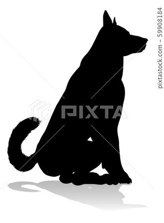 Dog Silhouette Pet Animal 59908184