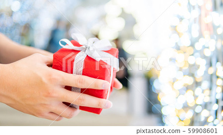 Christmas gift box or New Year present Christmas gift box or New Year present 59908601