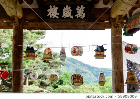 Beautiful wooden building of Andong traditional hanok in korea Beautiful wooden building of Andong traditional hanok in korea 59909009