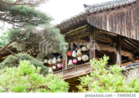 Beautiful wooden building of Andong traditional hanok in korea 59909038