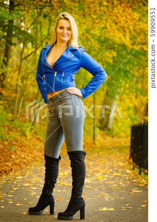 Female wearing sexy autumn outfit Female wearing sexy autumn outfit 59909551