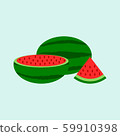Group of watermelon. 59910398