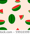 Seamless pattern group of watermelon. 59910399