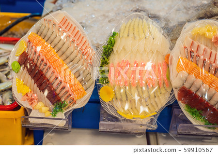 fresh korean style raw sea bream sashimi fresh korean style raw sea bream sashimi 59910567