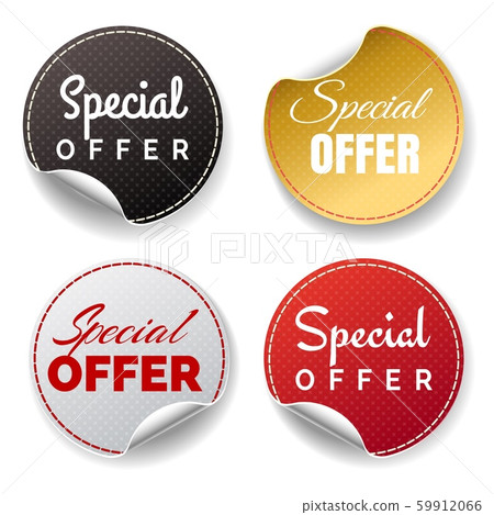 Consumers special offer stickers 59912066