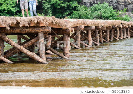 韓國安東傳統韓屋的美麗木製建築 59913585