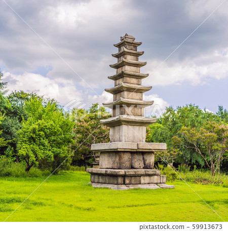 Sotaeri seven-story Stone Pagoda in South Korea Sotaeri seven-story Stone Pagoda in South Korea 59913673