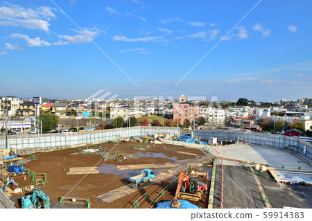 Linear Shinkansen construction site, Kanagawa Inukura emergency exit Linear Shinkansen construction site, Kanagawa Inukura emergency exit 59914383