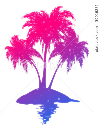 Colorful palm island Colorful palm island 59916285