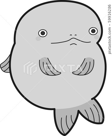 Trout fish character salmon salmon salmon cute bright jump 59916286