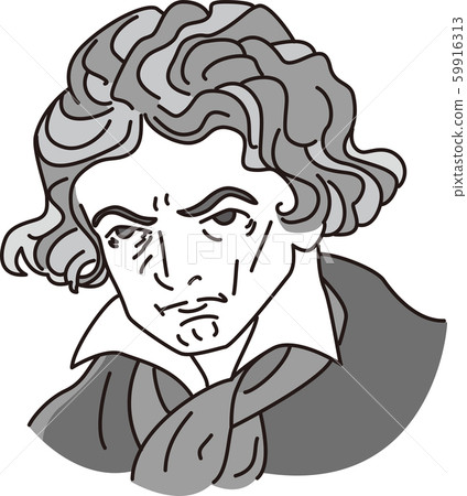 Beethoven illustration 59916313