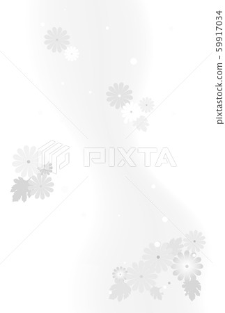Mourning postcard chrysanthemum flower 59917034