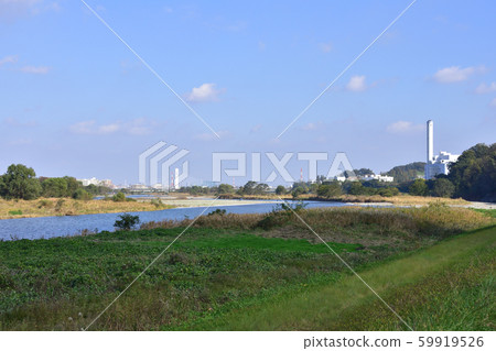Scenery of Tama River 59919526