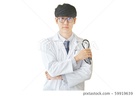Portait confident asia doctor standing and posing Portait confident asia doctor standing and posing 59919639