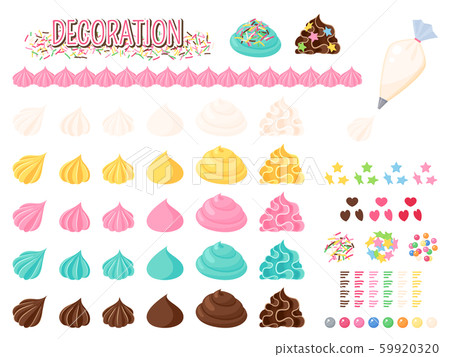 Making sweets_whipped_illustration_decoration set 59920320