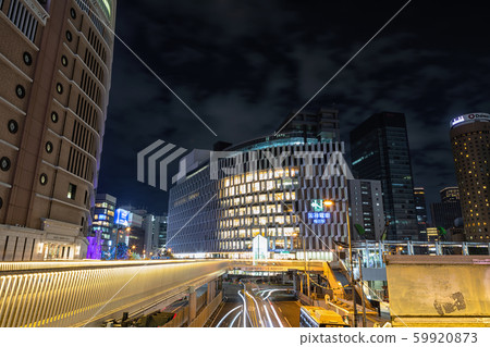 [Osaka] Night view in front of Osaka Station 59920873