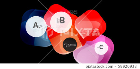 Info graphics circles background. Success icon symbol. Vector info graphic design. Creative vector 59920938