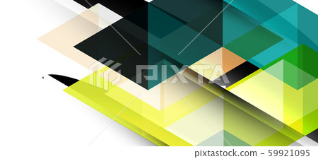 Abstract triangle pattern, colorful backdrop. Presentation template. Modern textured shape. Trendy 59921095