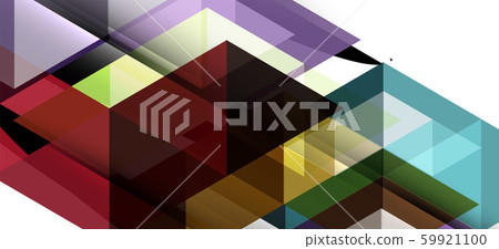 Abstract concept triangle graphic element. Technology background. Banner, poster template 59921100
