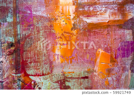 Painting Artistic bright color oil paint texture abstract artwork. Modern futuristic pattern for Painting Artistic bright color oil paint texture abstract artwork. Modern futuristic pattern for 59921749