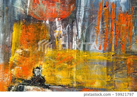 Painting Artistic bright color oil paints texture abstract artwork. Modern futuristic pattern for Painting Artistic bright color oil paints texture abstract artwork. Modern futuristic pattern for 59921797