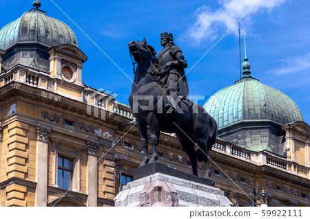 Krakow. Monument of the Battle of Grunwald. Krakow. Monument of the Battle of Grunwald. 59922111