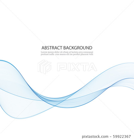 Abstract blue wave vector background Abstract blue wave 59922367