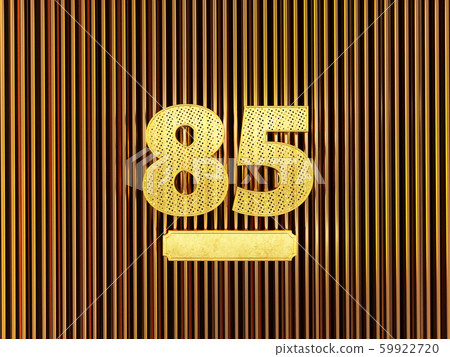 number 85 (number eighty-five) with small holes number 85 (number eighty-five) with small holes 59922720