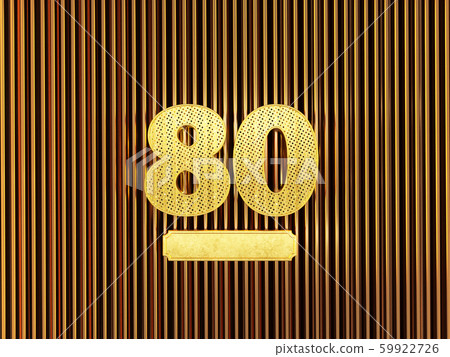 number 80 (number eighty) with small holes number 80 (number eighty) with small holes 59922726