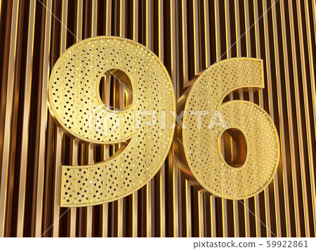number 96 (number ninety-six) with small holes number 96 (number ninety-six) with small holes 59922861