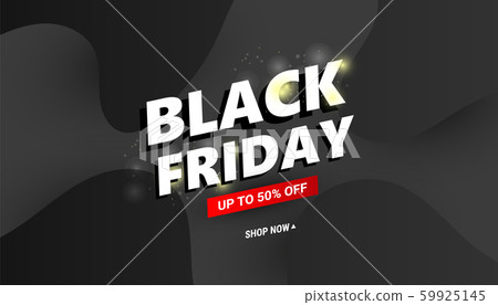 Abstract black friday sale background with text, 59925145