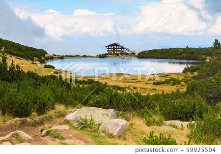 Lake and hut house Bezbog, Bulgaria Lake and hut house Bezbog, Bulgaria 59925504
