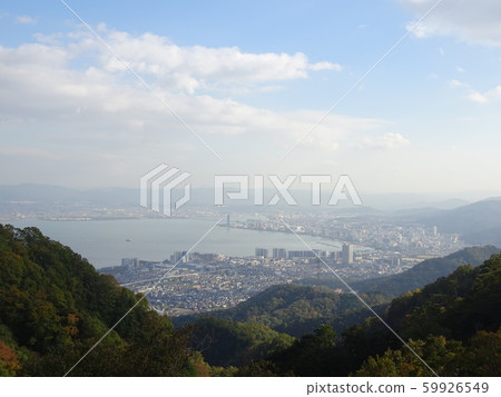 從帶山頂到大津市 59926549